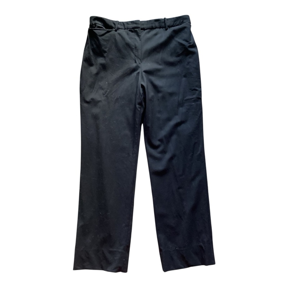 MM Lafleur Black Wool Blend Straigt Leg Business Casaul Designer Pants Size 14